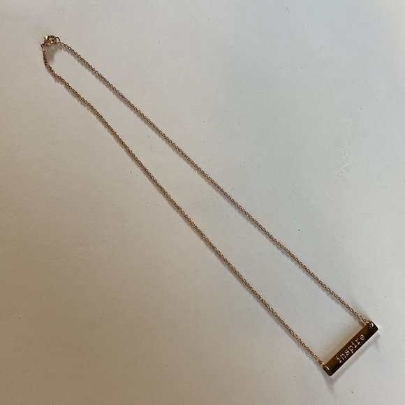 Jook and Nonna Tag Inspire Chain Necklace Gold Plated - Picture 3 of 5